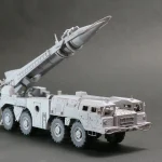 光造形3Dプリントによる精密なスカッドBとMAZ543 8×8トラックのミニチュア