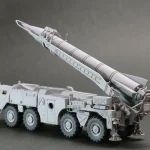 光造形3Dプリントによる精密なスカッドBとMAZ543 8×8トラックのミニチュア