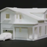 光造形3Dプリントによる建築模型